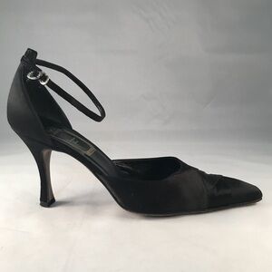 Dior Silk/Satin Rhinestone Heels- Size 8